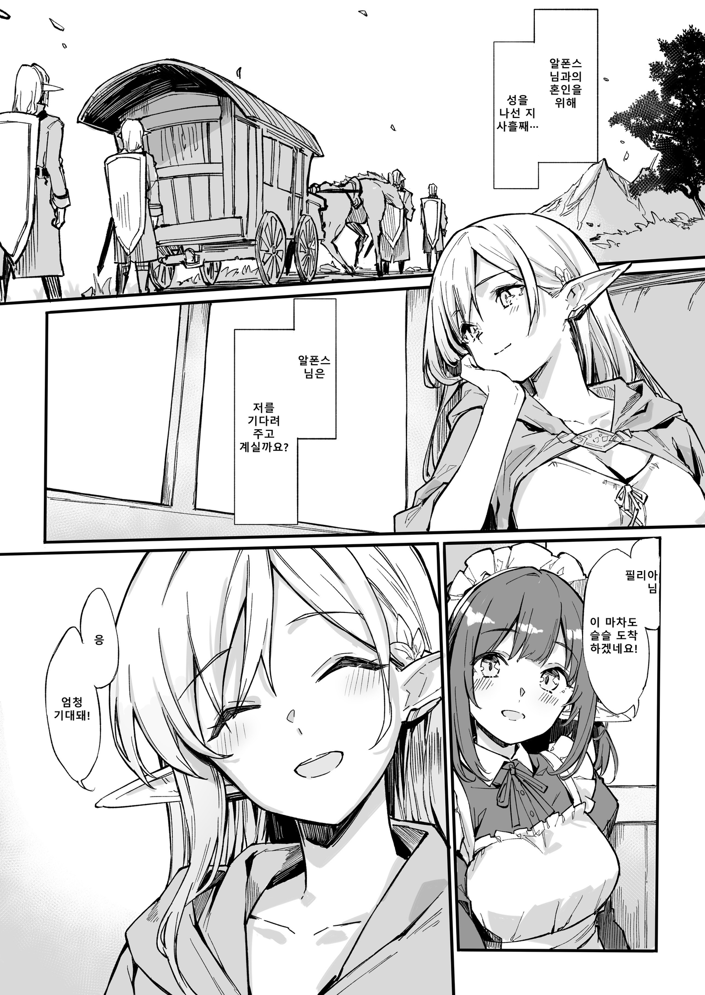 【韓国語版】傭兵団がエルフの姫達を略奪してヤりたい放題ヤる話