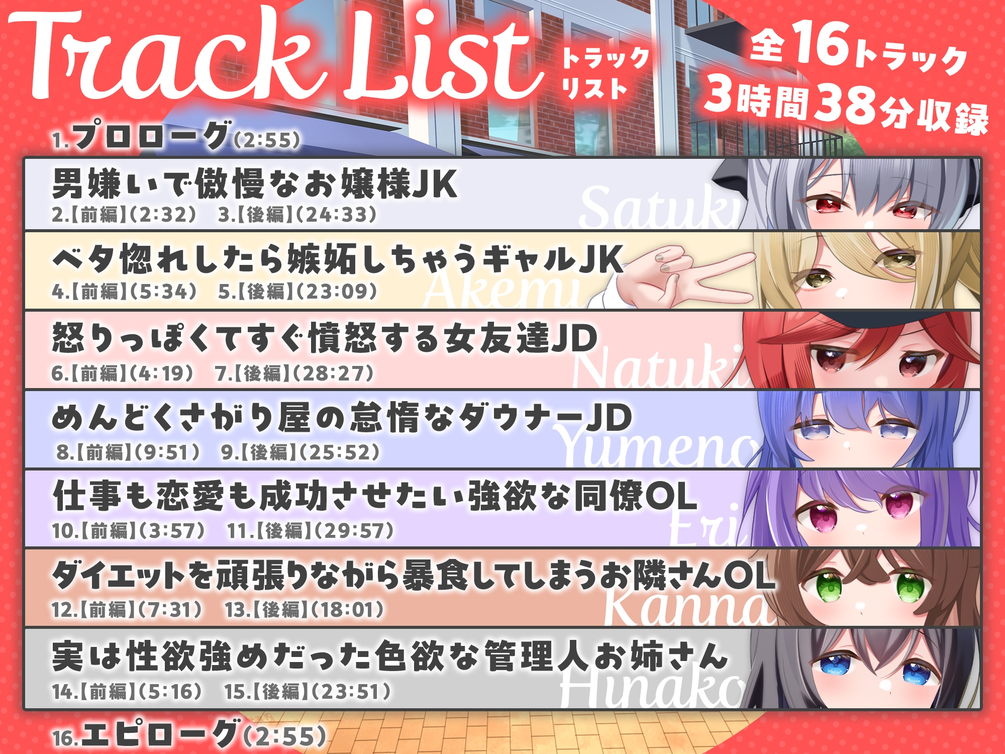 【7周年記念作品/7人オムニバス作品/3時間越え】縁結び荘へようこそ-アパートに住む7人の住人と甘々エッチする話【バイノーラル】 – Preview 4