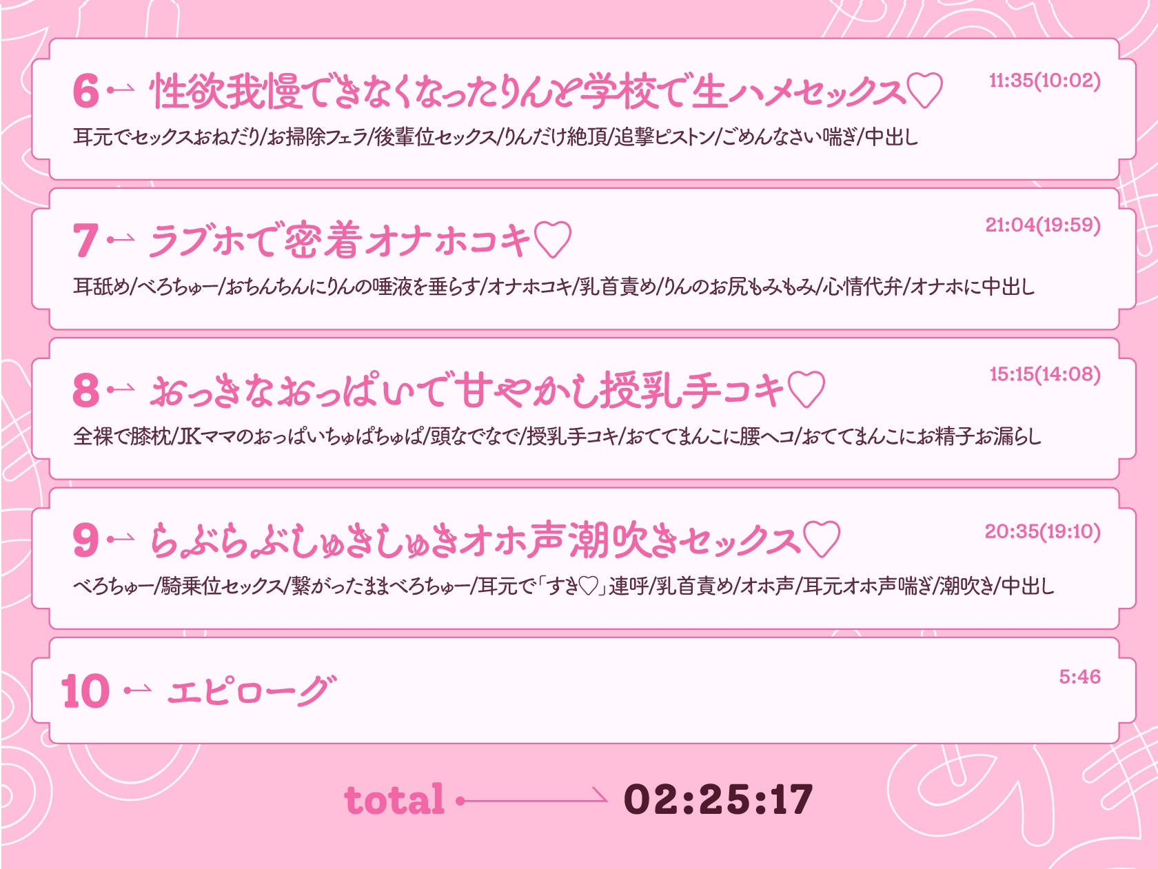 【6/20まで初回購入特典付き♡】清楚でドスケベな生徒会副会長があまあま媚び媚びご奉仕してくれる話♡【KU100ハイレゾバイノーラル】 – Preview 6