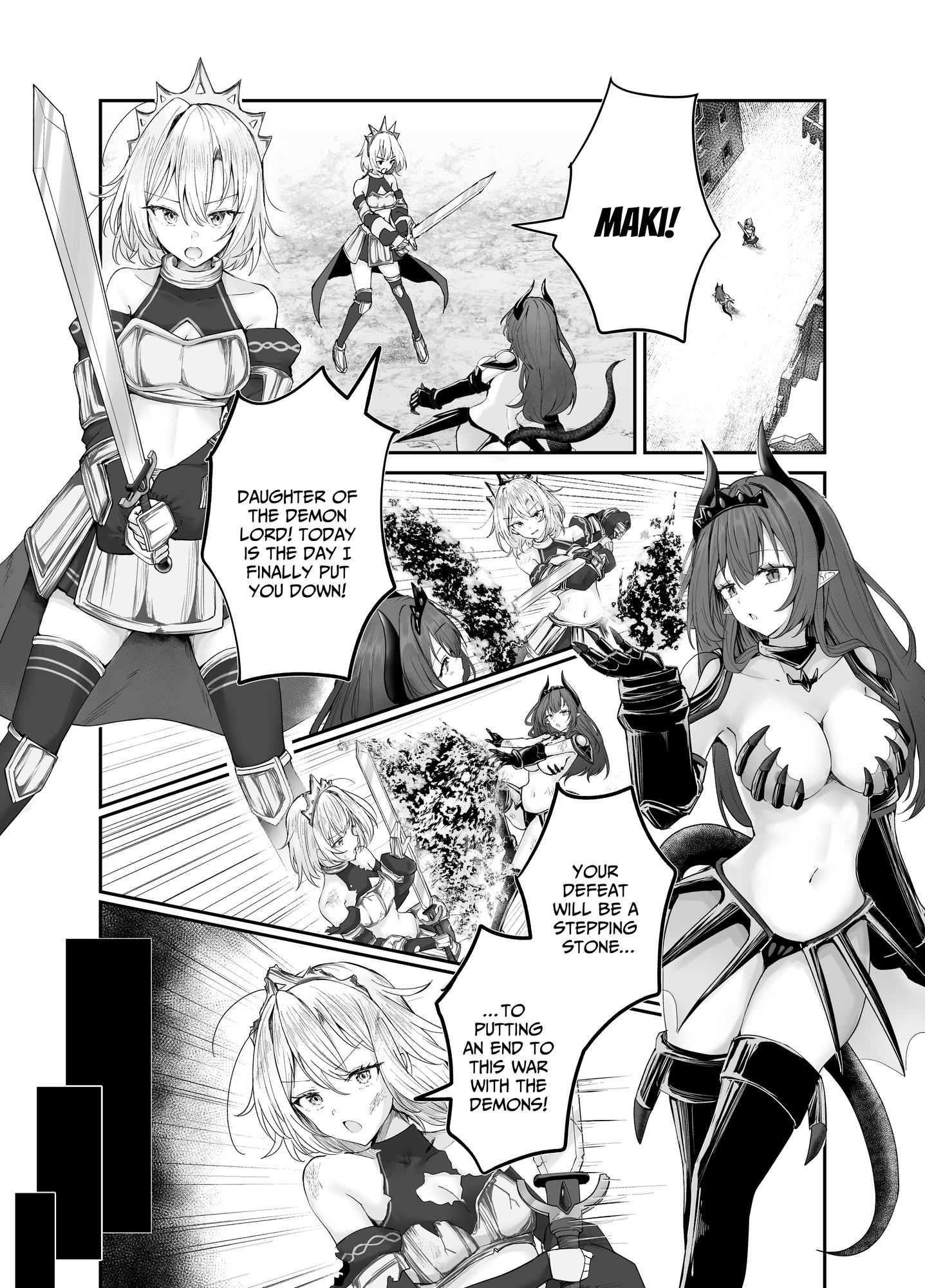 【英語版】戦姫敗北 快楽○問 – Preview 2