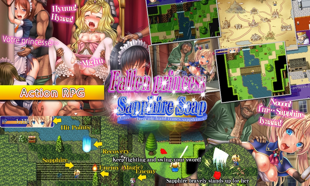 La chute violente de la princesse Sapphire Soap. – Preview 2