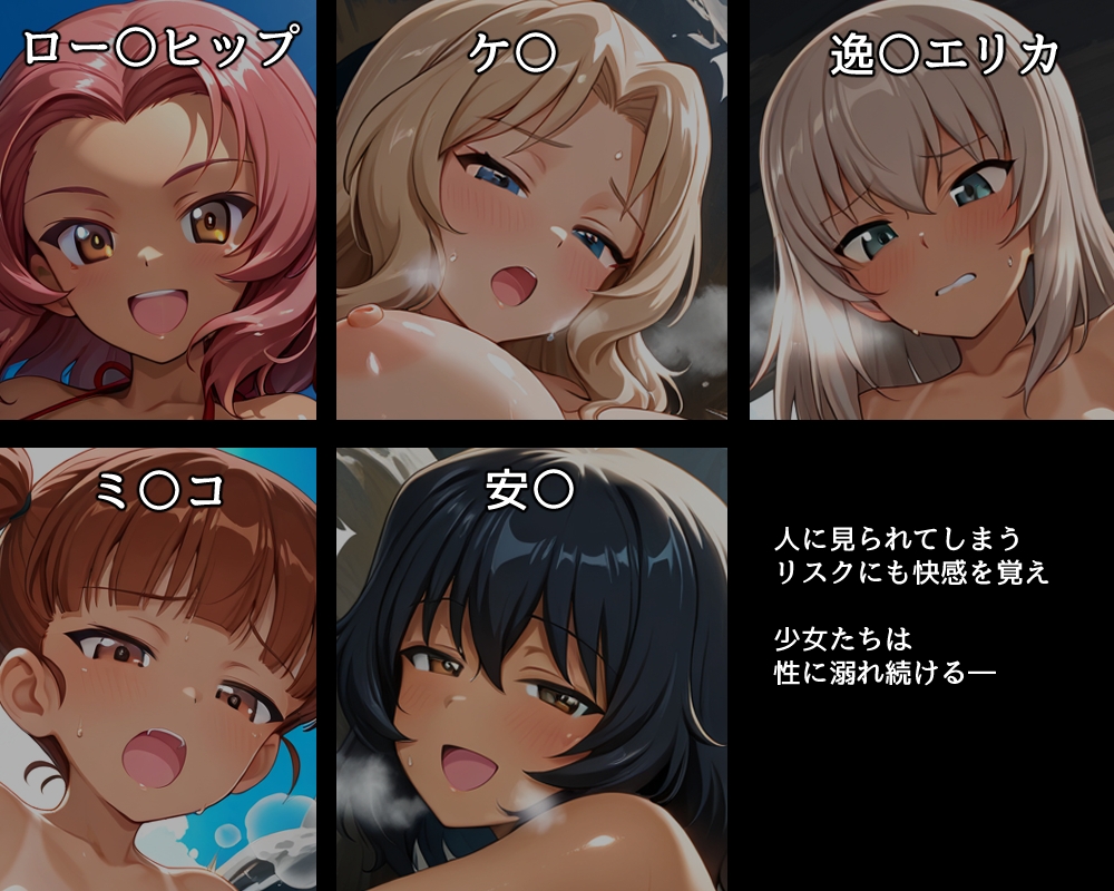ハメパン〇ァー ~海辺で日焼けエッチ編~