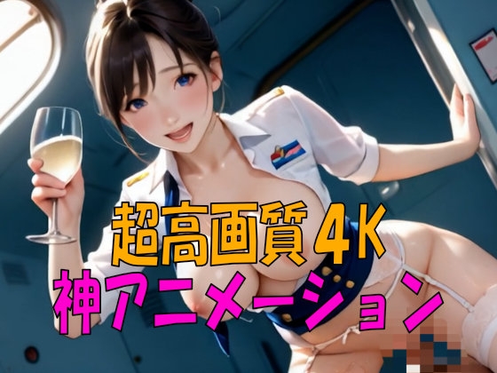 【4K ASMR Video】フライト天国・お客様満足度第一位！オマタデルタ航空の巨乳CA100人の濃厚サービス