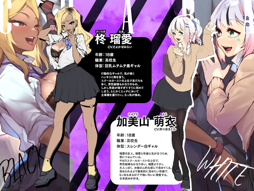 【2026年07月05日迄限定】黒ギャルと白ギャルが俺を監禁して、あんなことやこんなことを試してくる！ – Preview 4
