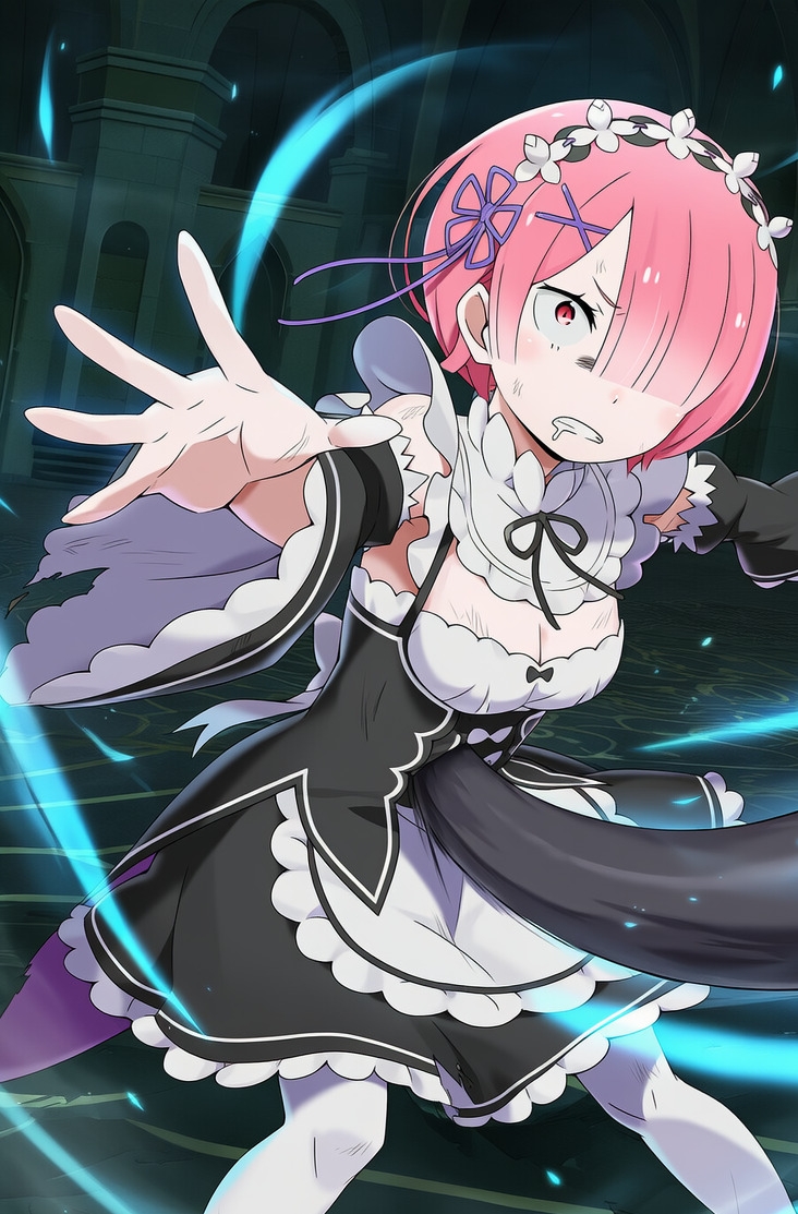 ラム vs ぬるぬる触手