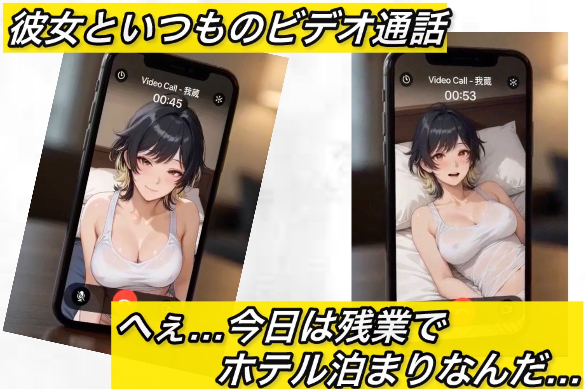 ビデオ通話中NTR彼女 – Preview 2