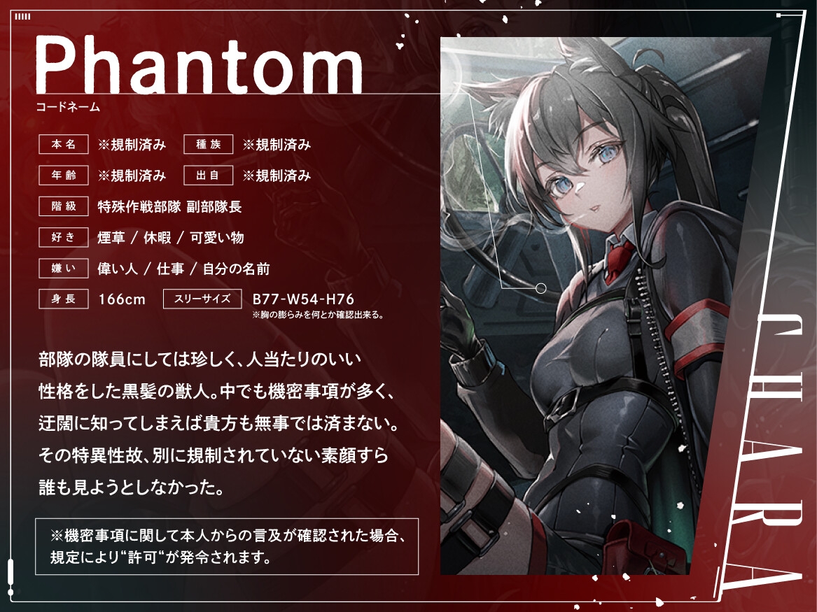 [ケモミミ❎特殊部隊❎喫煙純愛]ケモミミ戦記 Phantom Lost 〜存在しない彼女と貴方の暇潰し〜 – Preview 4
