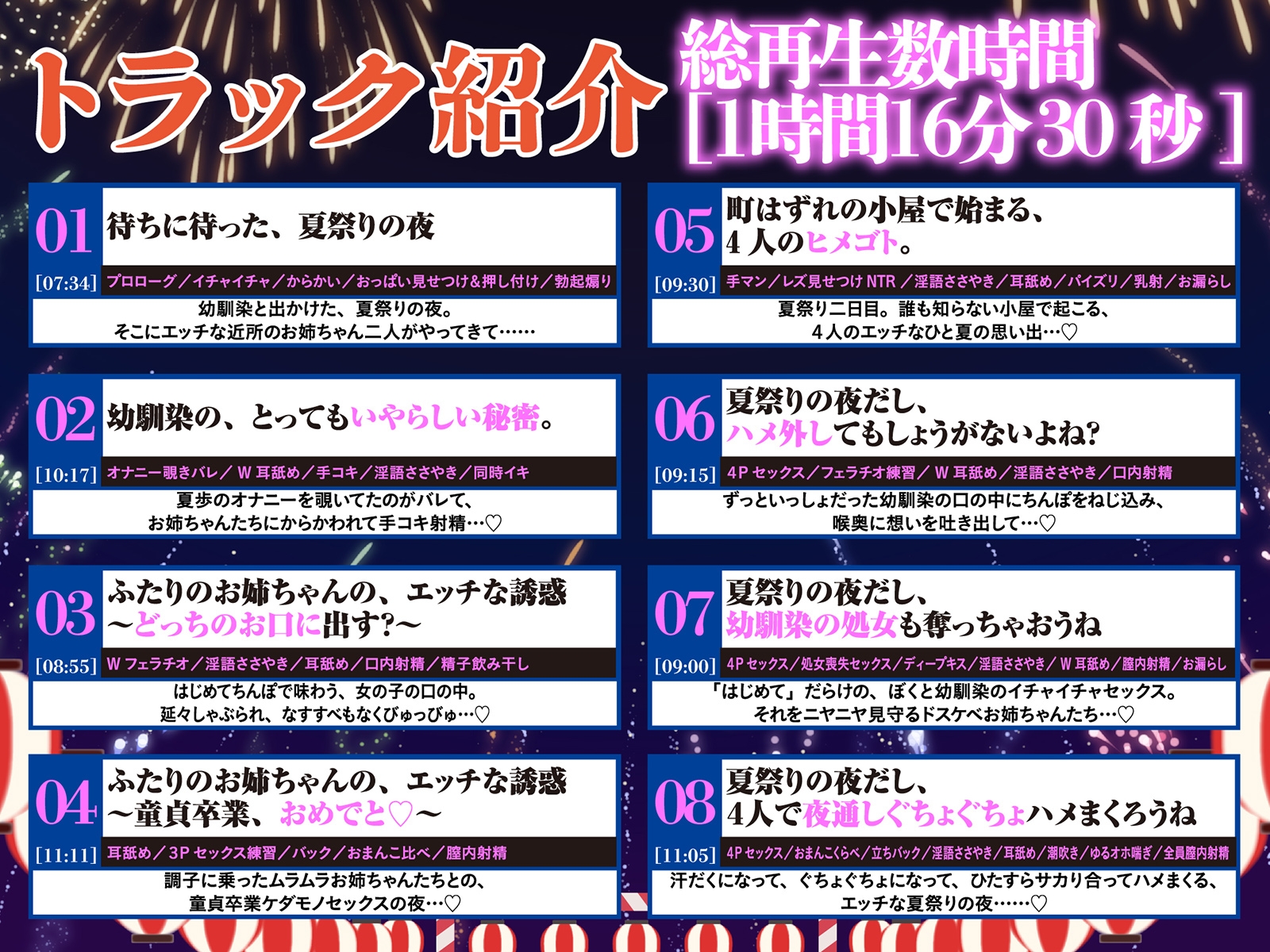【LIVE2D動画つき】夏の田舎はまっサカり。～夏祭りの夜に近所の女の子たちとハメを外してヤリまくる、ドスケベな関係になってしまった～【田舎×青姦×おねショタ】 – Preview 10