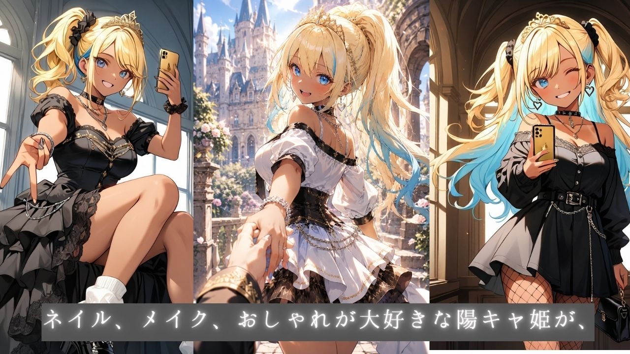 着エロアゲアゲ交尾 黒ギャル姫ルアナのバチ盛れ独占タイム 〜0距離密着メイクとルーズソックスで日焼け跡おっぱいを押しつけられちゃう〜