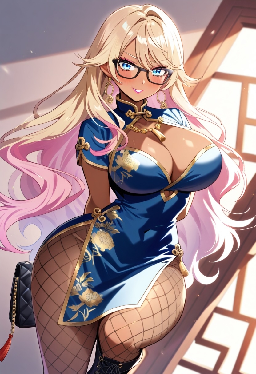 黒ギャルメガネっ娘 神代レイナ 555枚