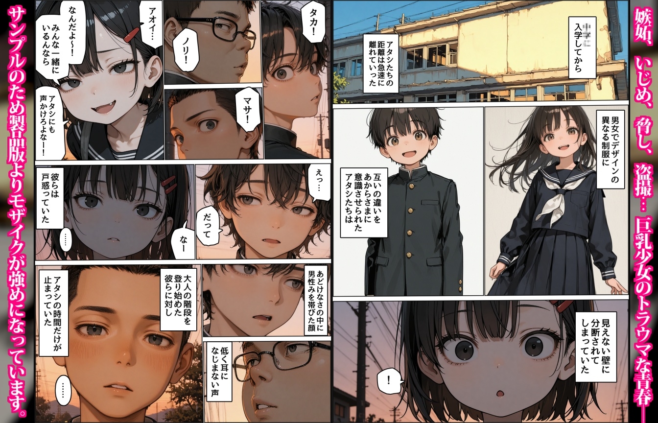 女嫌いのアオイちゃん～男友達の裏切りで恐い人たちに輪される巨乳少女～