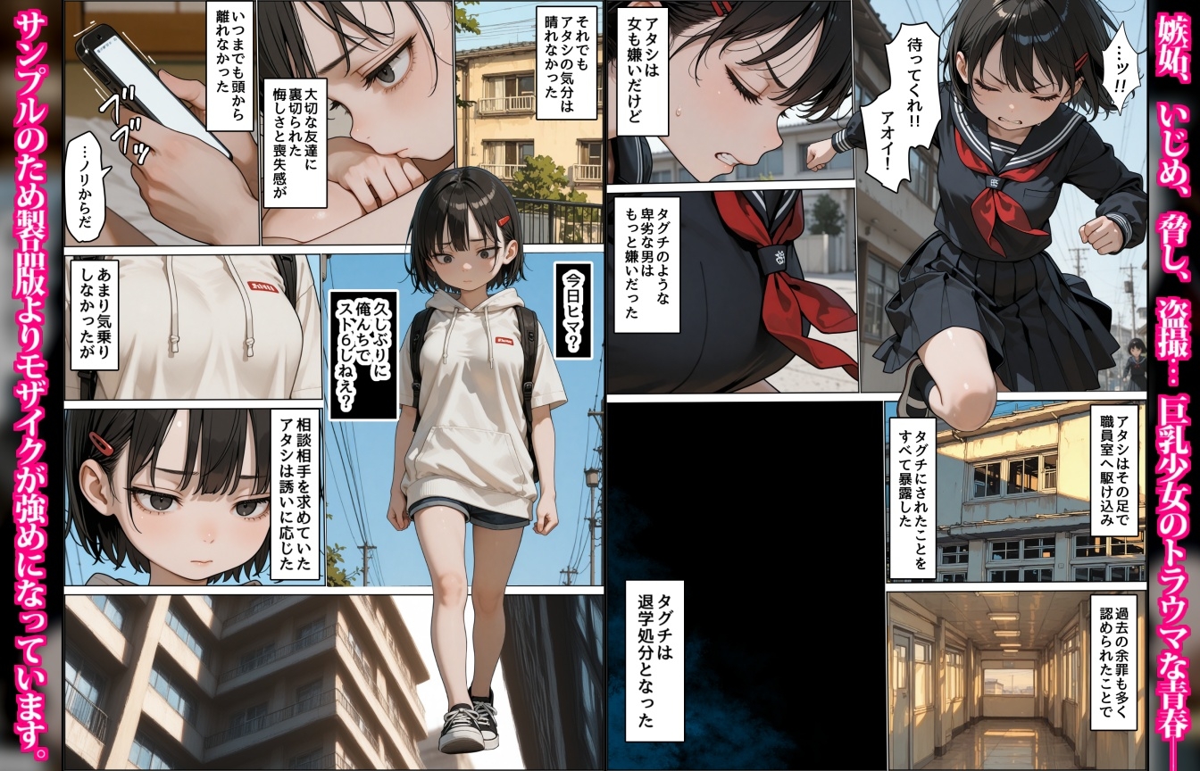 女嫌いのアオイちゃん～男友達の裏切りで恐い人たちに輪される巨乳少女～