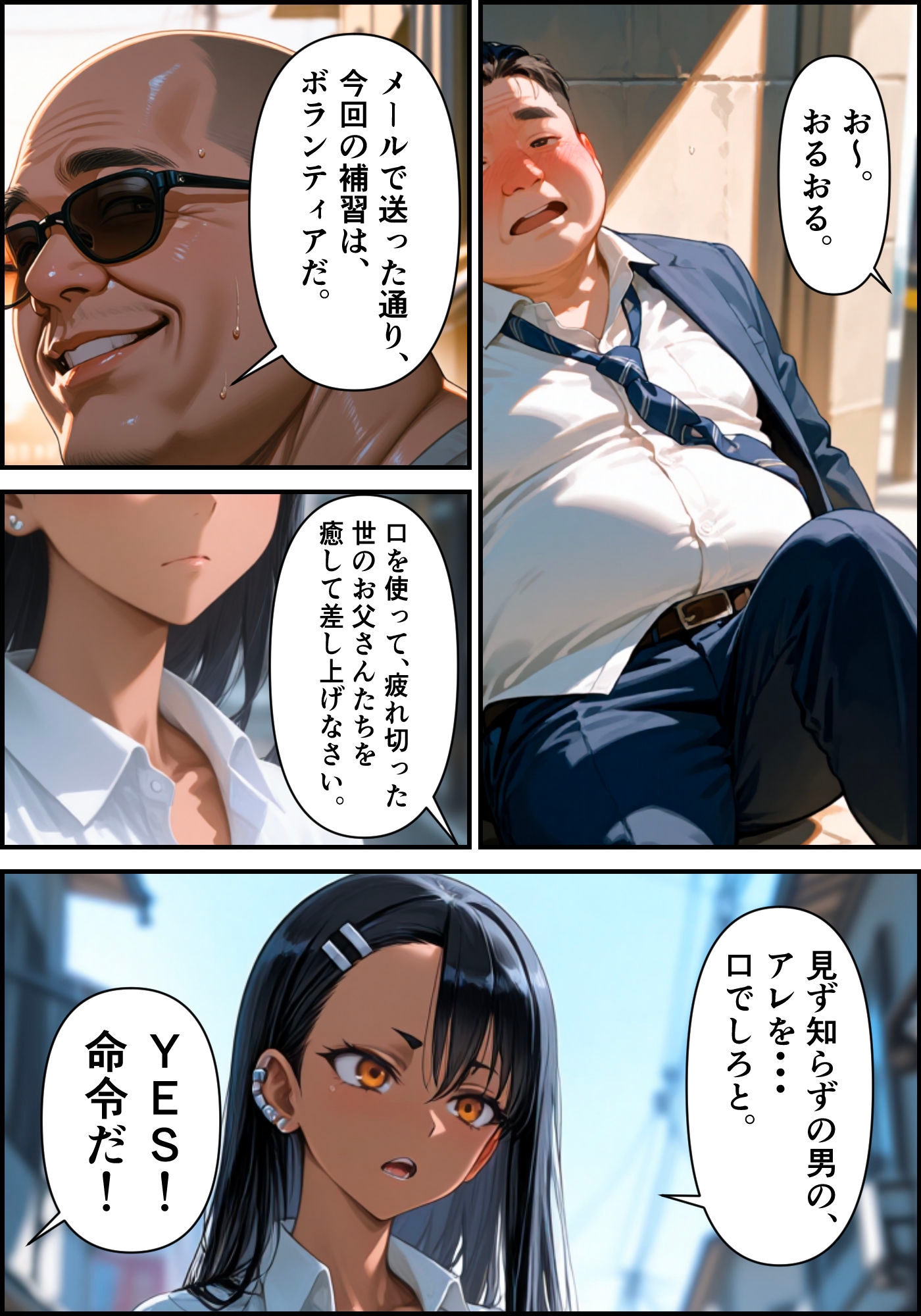 [漫画仕立て]センパイを守るために校長に抱かれてます 第四話 – Preview 3