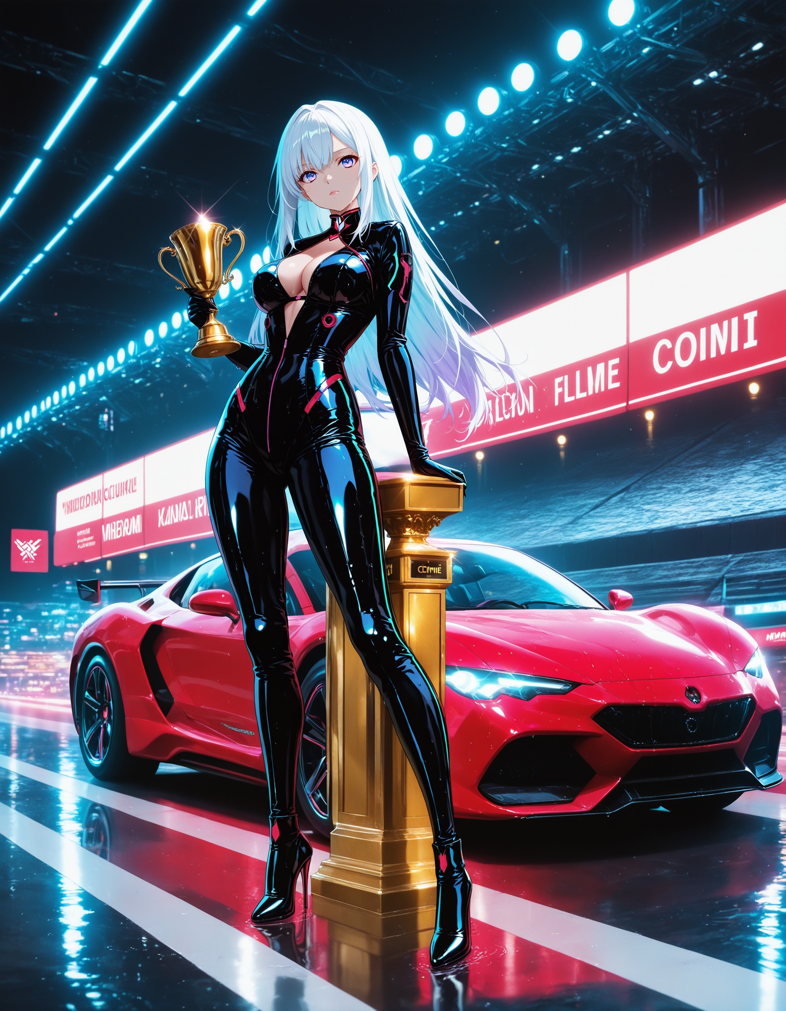 Cyberpunk RQ / 光沢ラテックス女王 Vol.3 - Midnight Podium – Preview 2