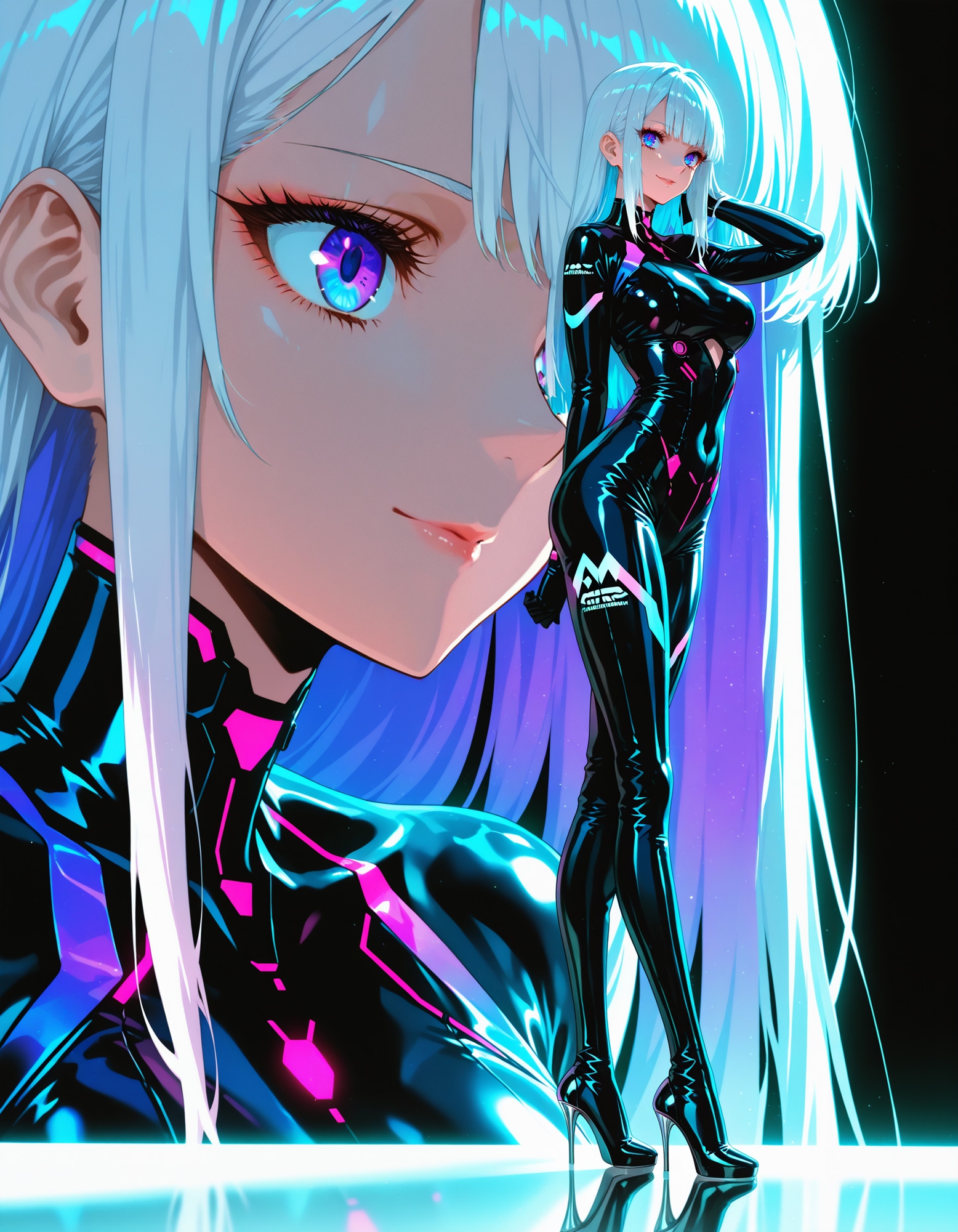 Cyberpunk RQ / 光沢ラテックス女王 Vol.3 - Midnight Podium – Preview 4