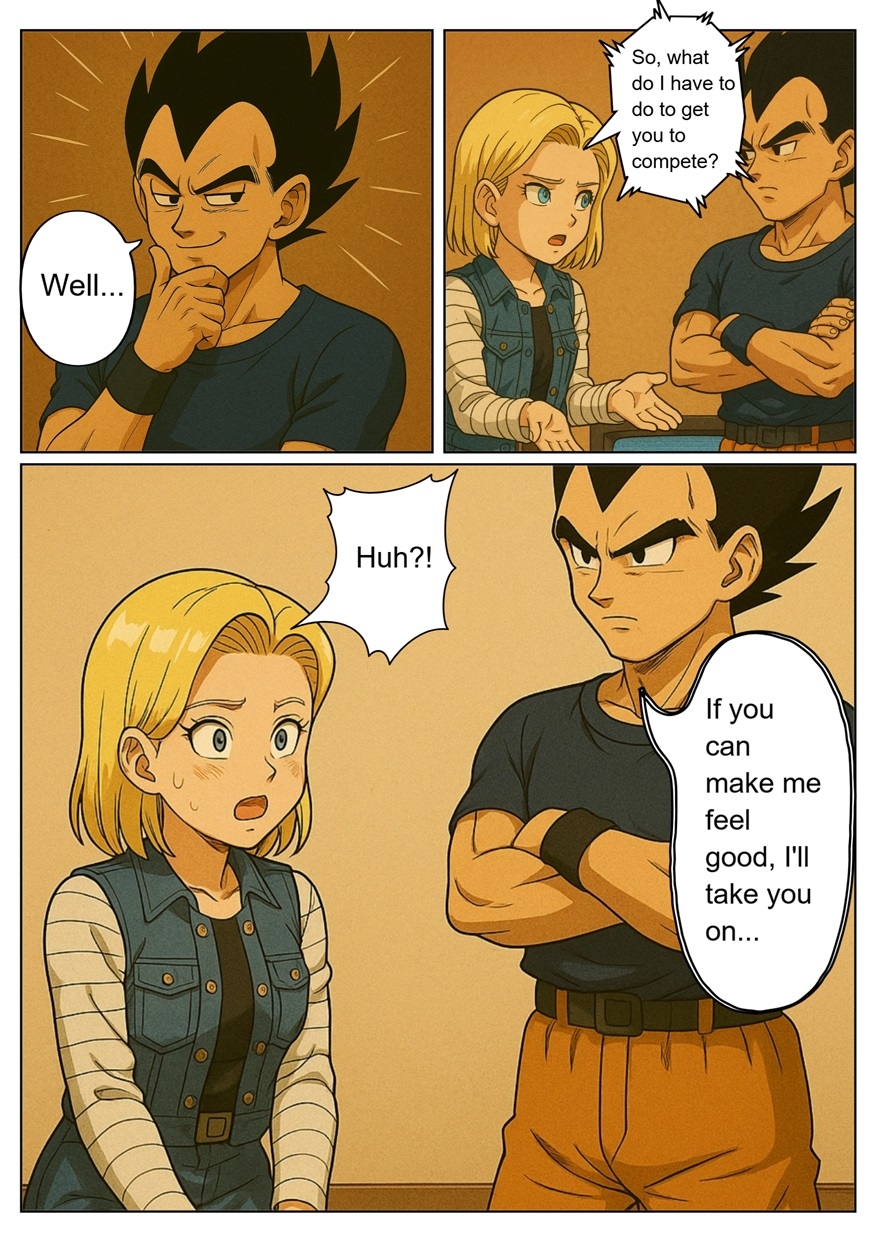 [NTR Manga] Axdroid18 is seduced by a Saiyan during a brief time alone with him while drinking. She continues to have sex with …. – Preview 7