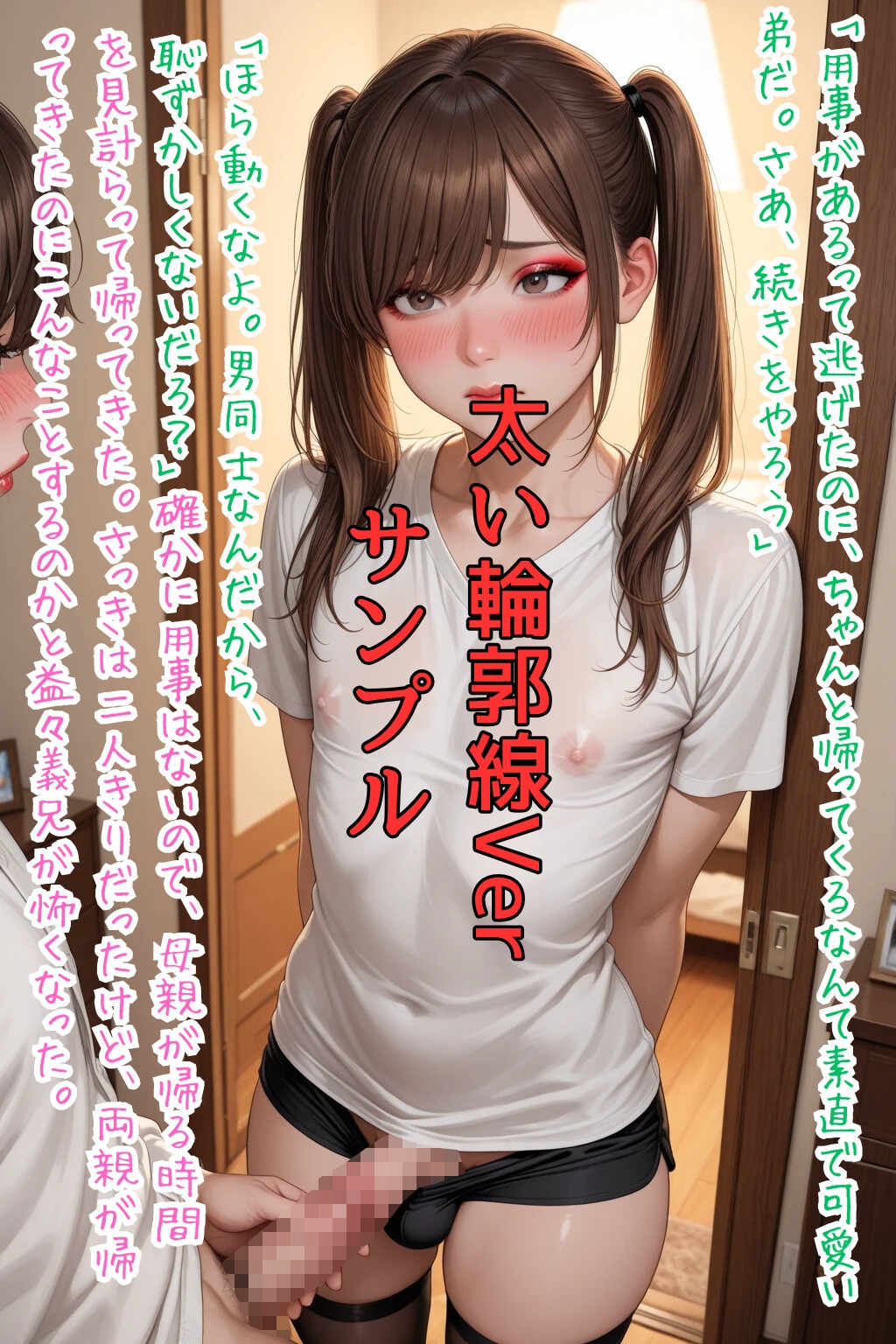 Sissy Captions Mな男の娘のシシーキャプション集6 母親の再婚で運命が狂いはじめた大学生の物語 いけないとわかってるのに… 僕はもう逃げられない…