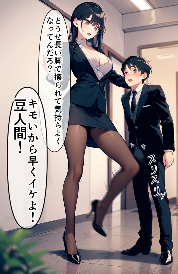 高身長女性×低身長男性 言葉責め集(スーツ女性編)