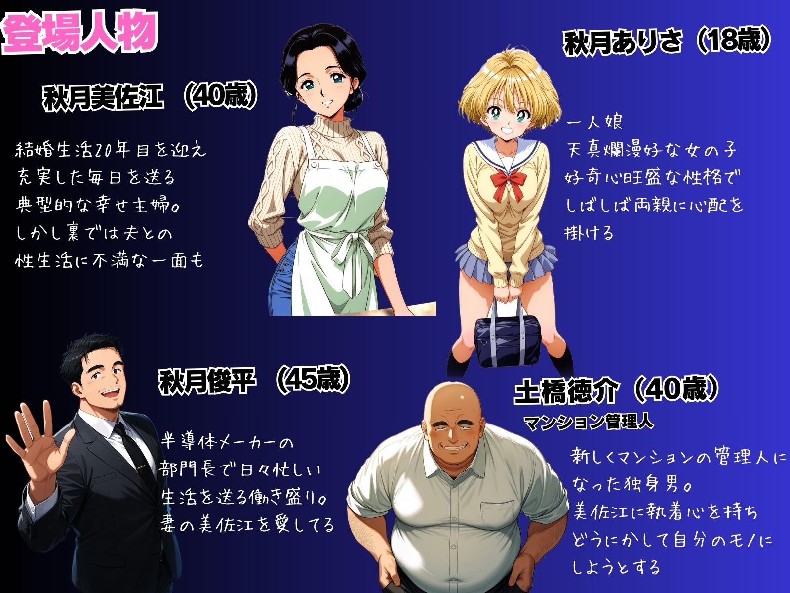 母娘娯楽2～管理人の罠に堕ちた母娘～ 美佐江(母)の章(前編) – Preview 2