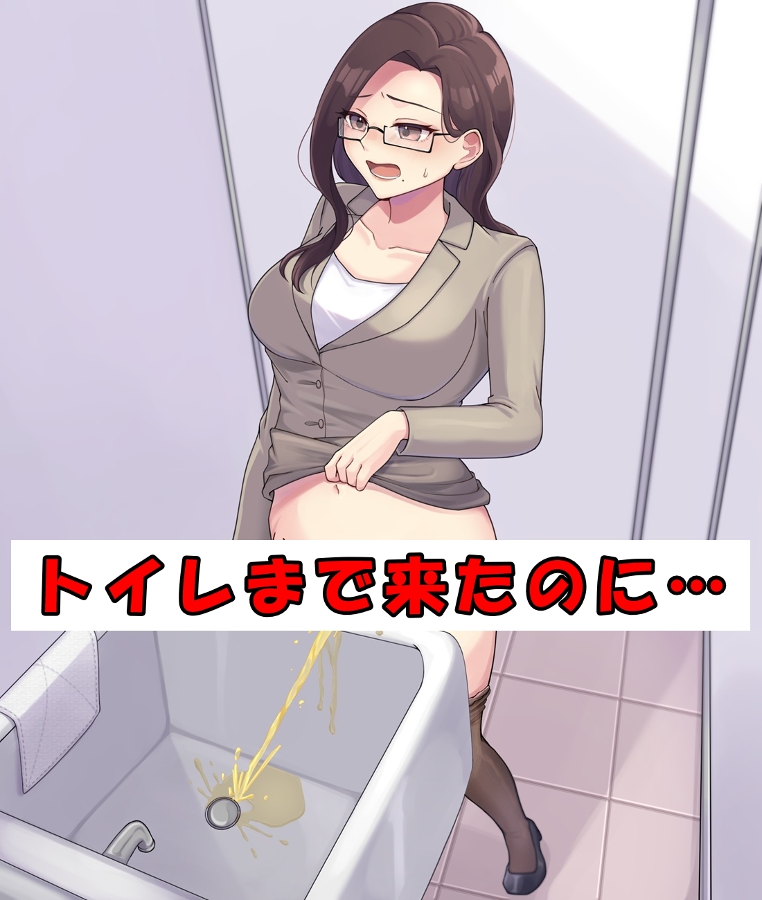 ベテラン教師でもおしっこは我慢できない2