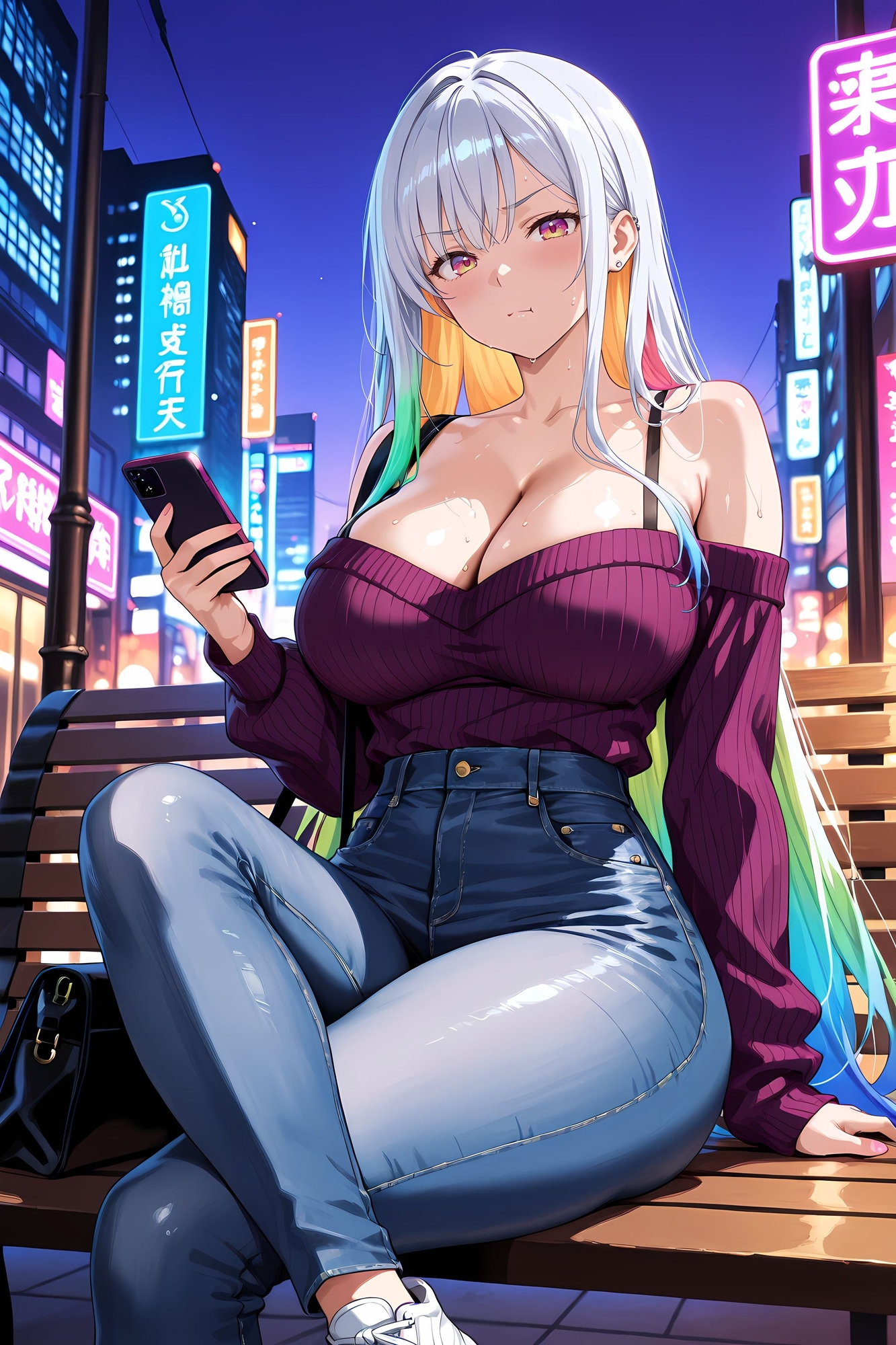 銀髪ジムインストラクター あかりの熱い夜
