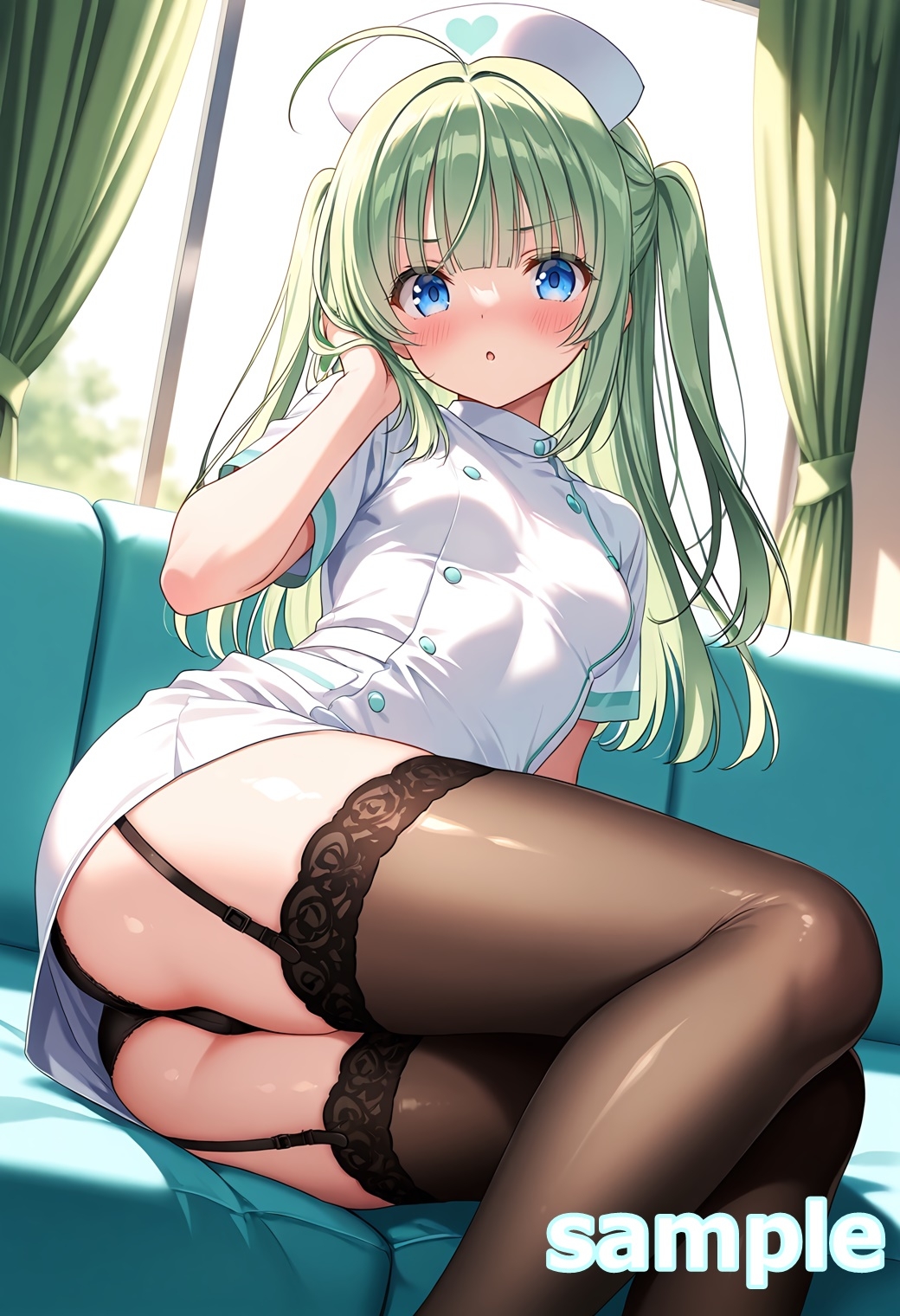 おパンツ拝見イラスト集 ～ミニスカナースさん編～