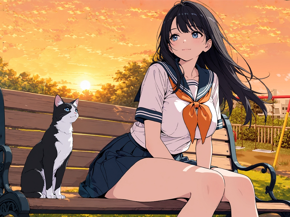 【枯専女子】親友のお父さんを好きになった 〇K！おじさんの特別になりたの！～公園キスから部屋で中出しまで～ – Preview 4