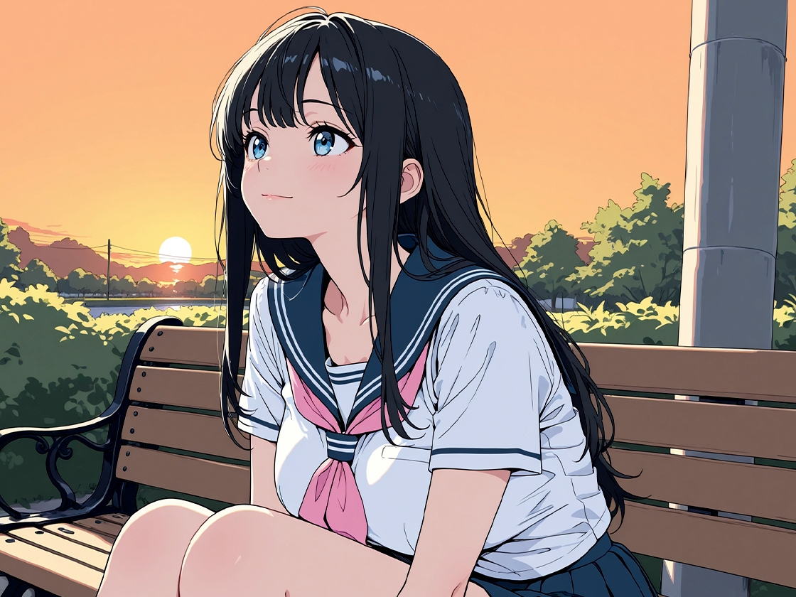 【枯専女子】親友のお父さんを好きになった 〇K！おじさんの特別になりたの！～公園キスから部屋で中出しまで～ – Preview 7