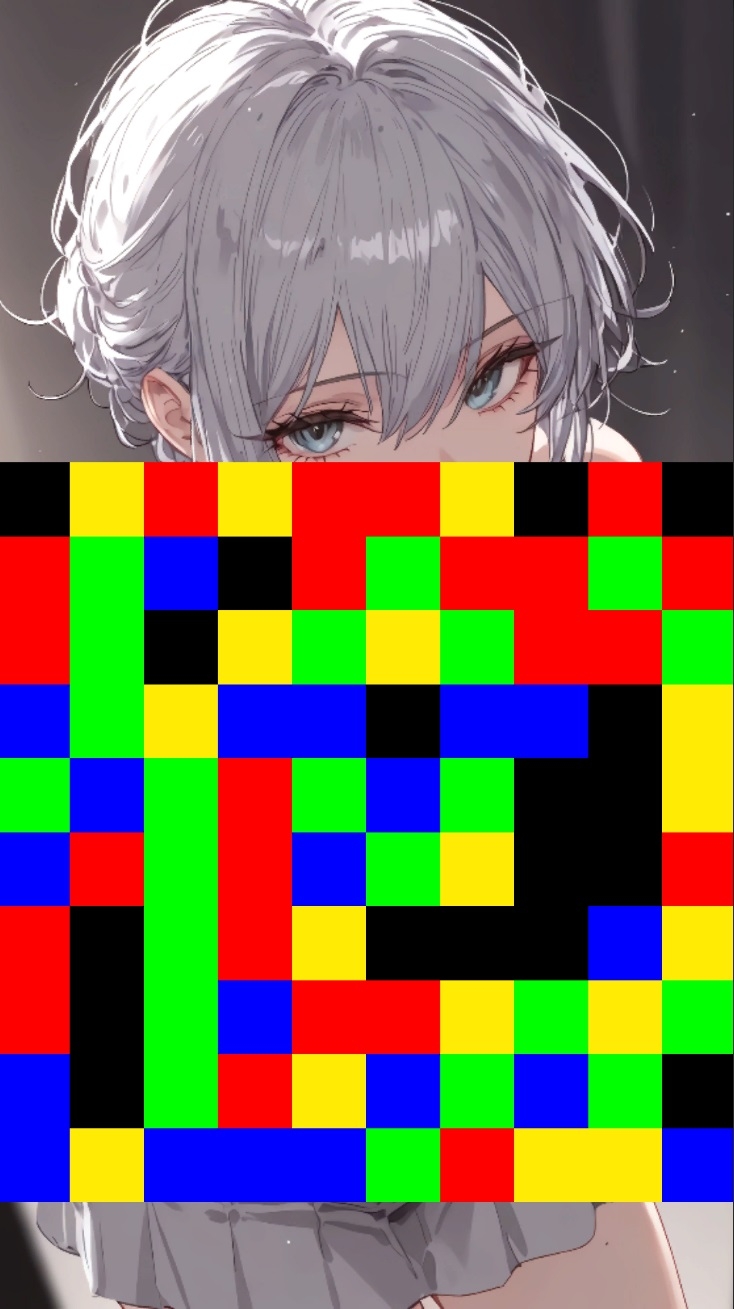 【 シームレス動画・着エロに特化！】もざ消し！ パート4 〜モザイク風ブロックをなぞって消す爽快パズルゲーム〜