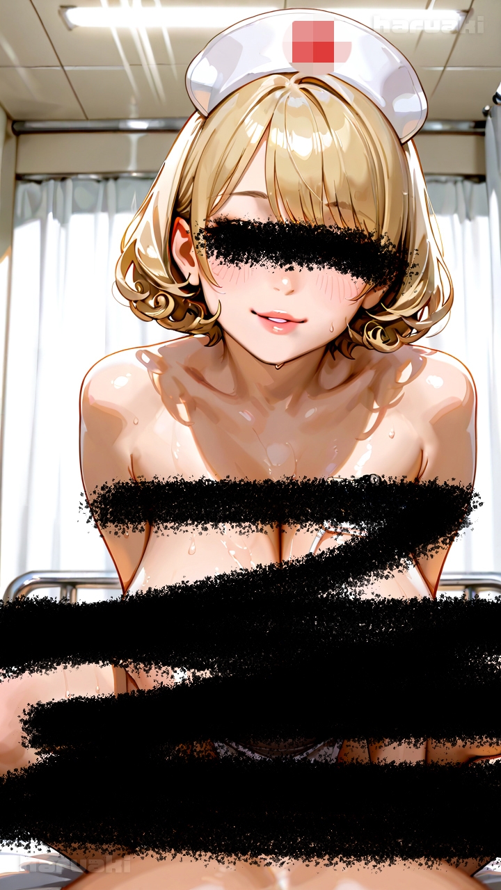 【AIアニメ巨乳美女写真集】Vol.14サキュバス系看護婦中島さんの搾精勤務しこしこ – Preview 5