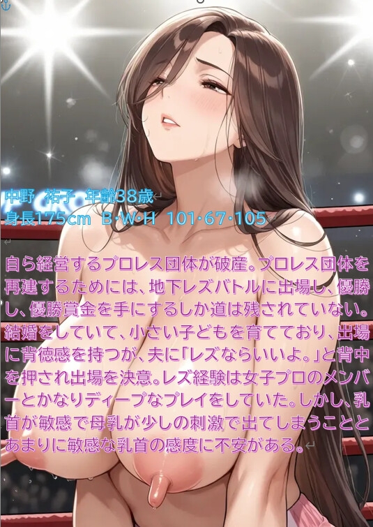 セレブたちの地下レズバトル予選B 最強エステティシャンVS美人妻女子プロレスラー