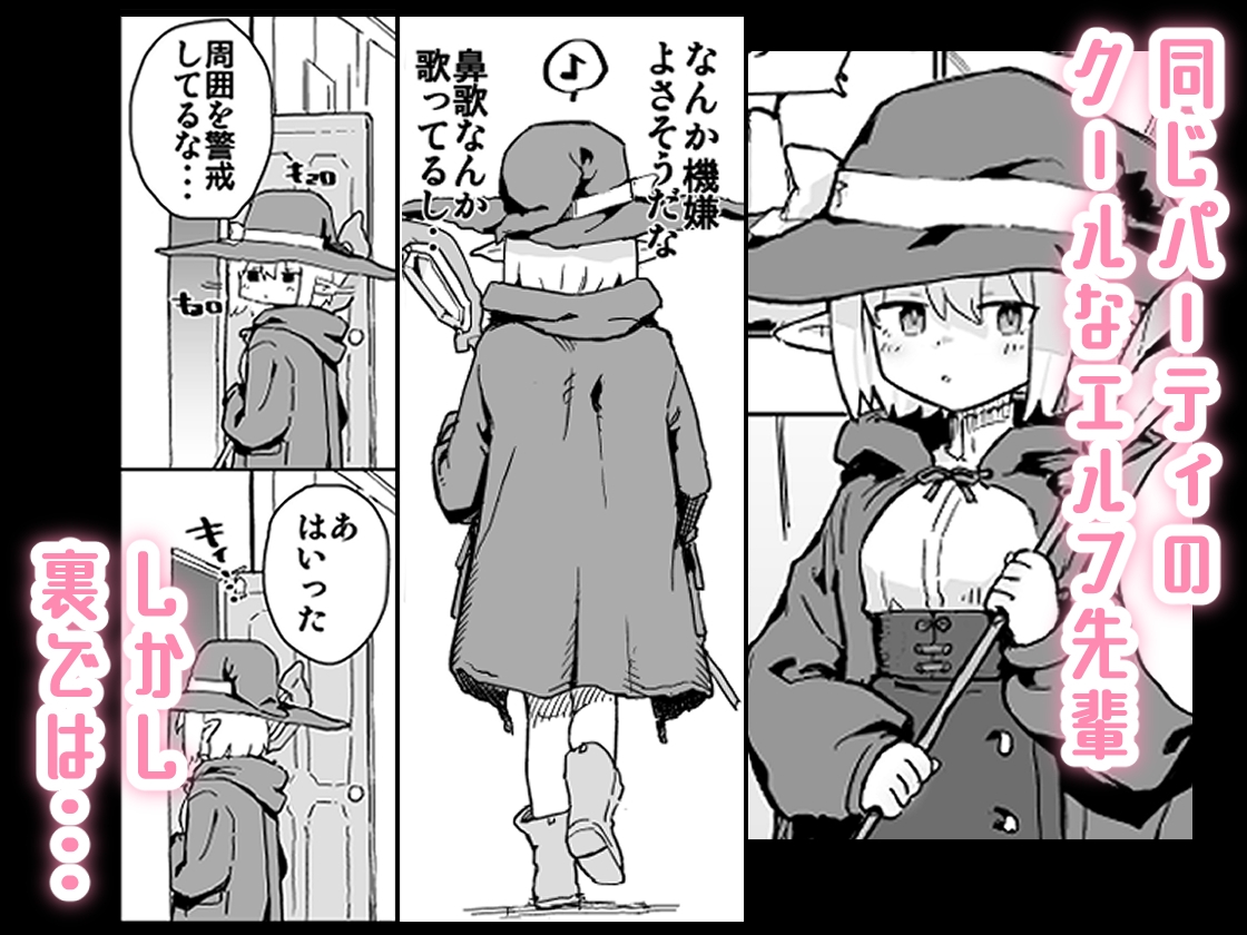 同じパーティーのクール系エルフが裏では大人の玩具で遊ぶ変態だったのでセックスすることにした – Preview 2