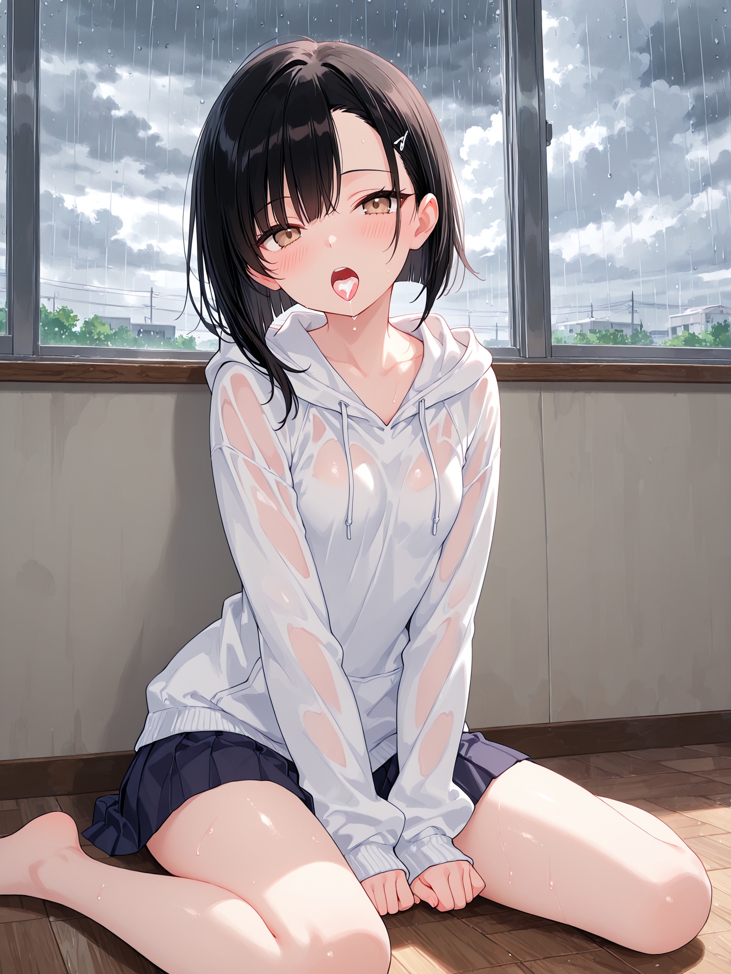 濡れたまま、きみとーー。