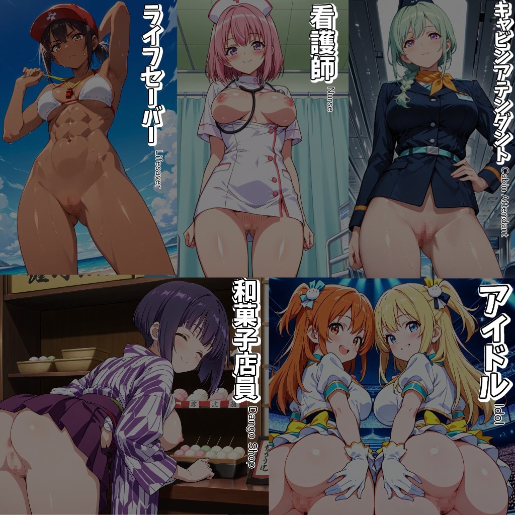 ボトムレスワールド～恥部露出が普通の世界～ 働く女性達