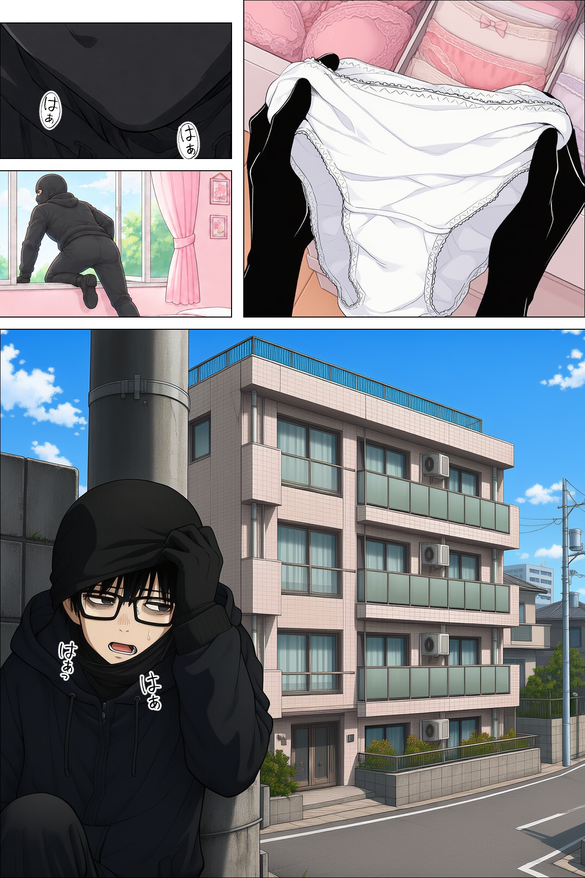 【漫画】下着泥棒の末路