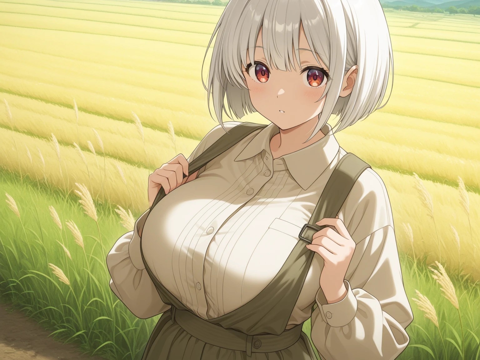 アニメコスチューム茶髪女子と農作業白い髪の女の子と江戸ロマンス – Preview 5