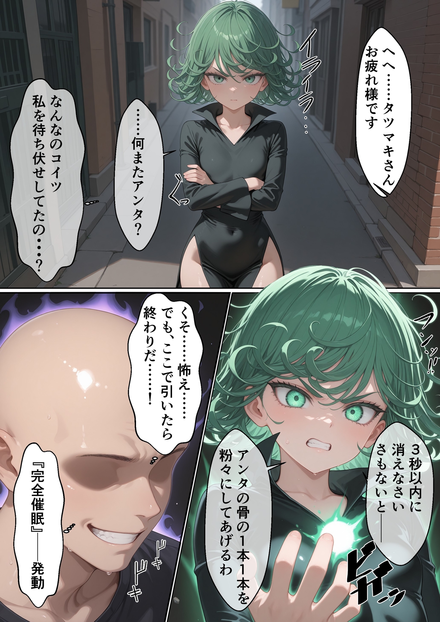 異世界転生したらチート催○で最強ヒーローの姉妹丼が出来た件【ワンパ〇マン タツマキ×フブキ編】