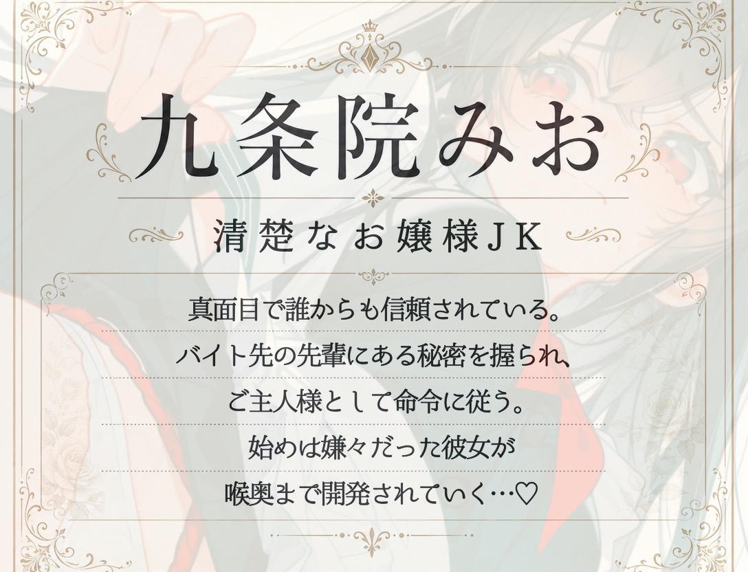 「調教中のドМ清楚お嬢様JK」が ご主人様に呼び出されて「フェラとイラマご奉仕」 – Preview 3