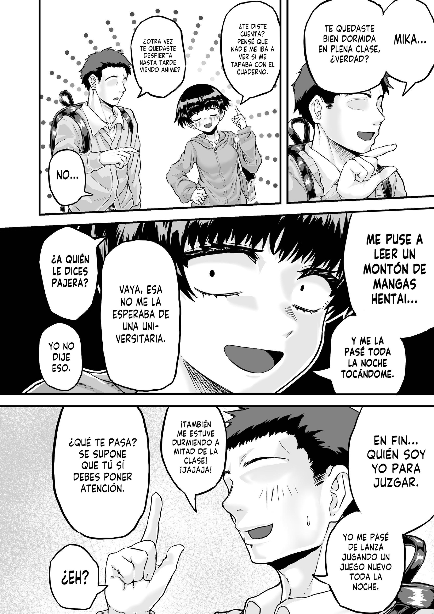 【スペイン語版】風呂に入って来なかったモブ顔カノジョと汗だくセックスする話 – Preview 3