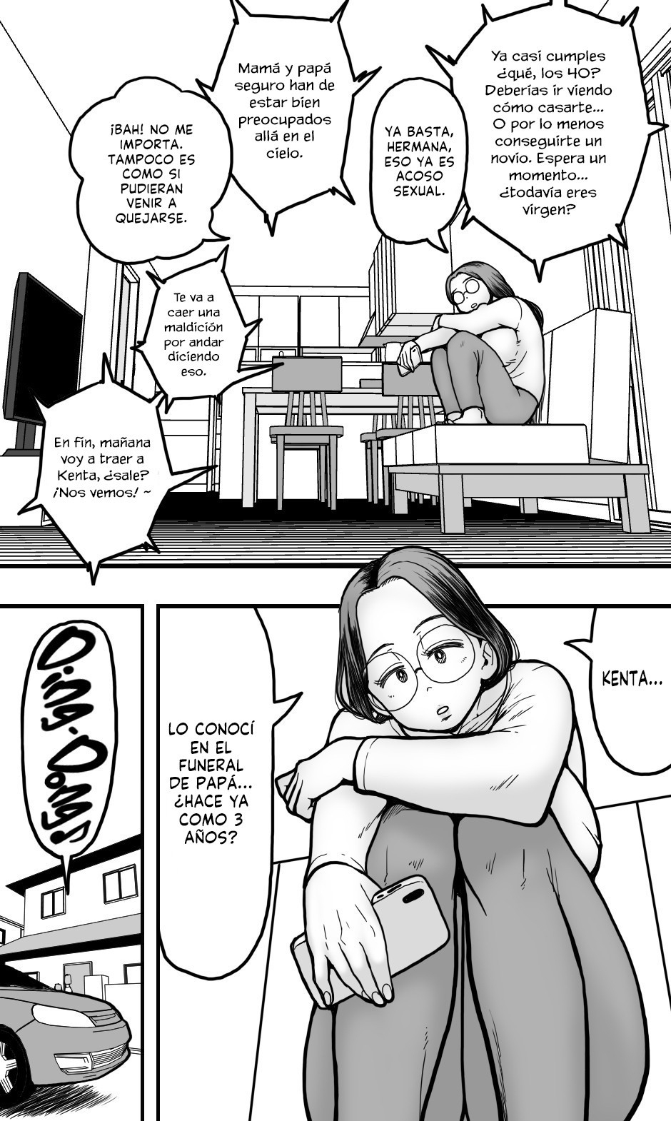 【スペイン語版】アラフォー処女の地味叔母、生意気な甥っ子相手にとうとう発情してしまう – Preview 2