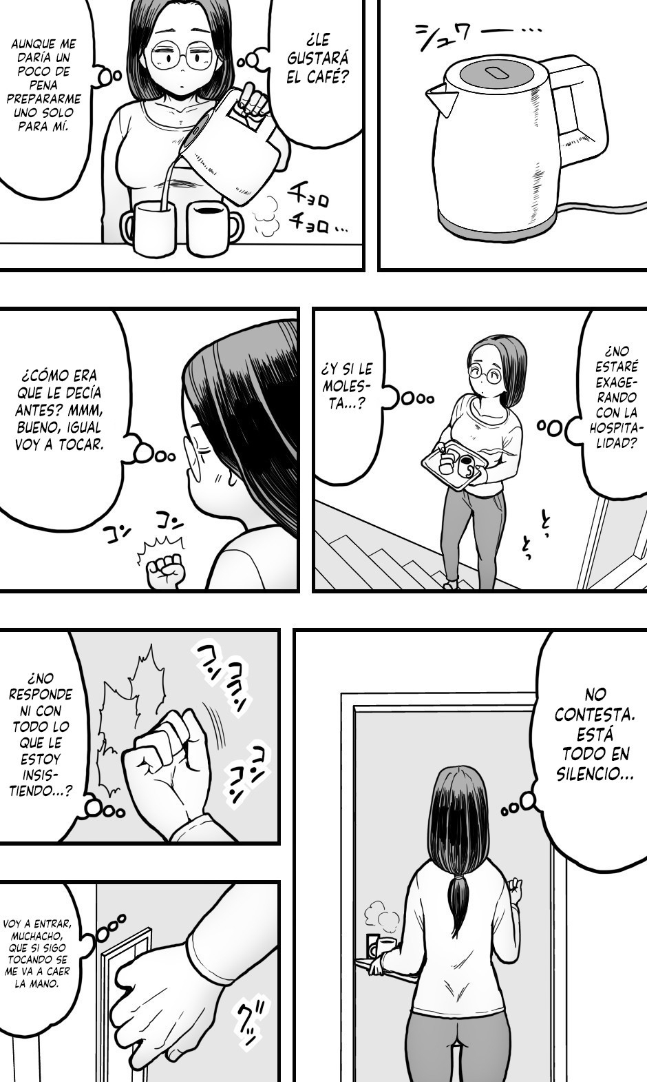 【スペイン語版】アラフォー処女の地味叔母、生意気な甥っ子相手にとうとう発情してしまう – Preview 4