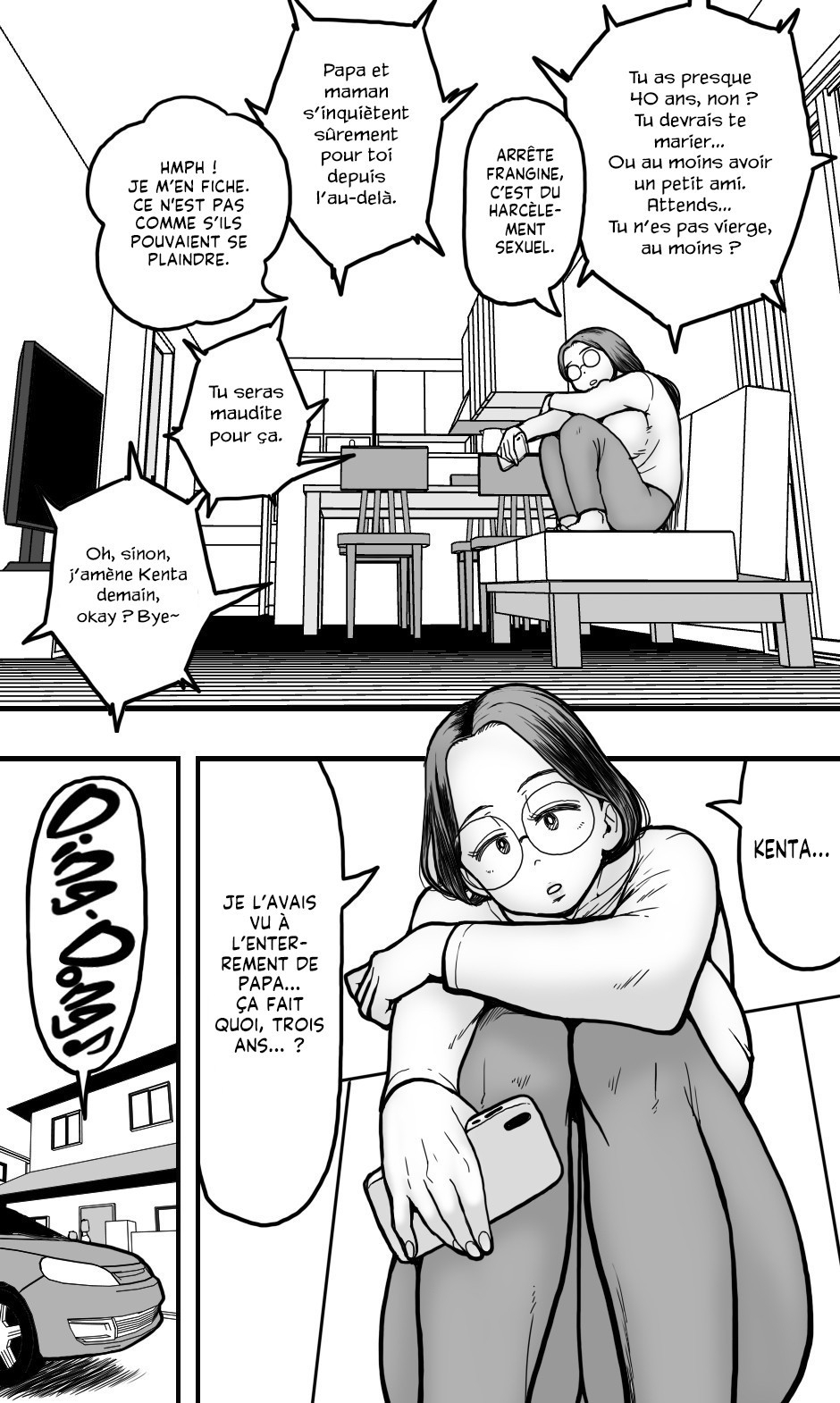 【フランス語版】アラフォー処女の地味叔母、生意気な甥っ子相手にとうとう発情してしまう – Preview 2