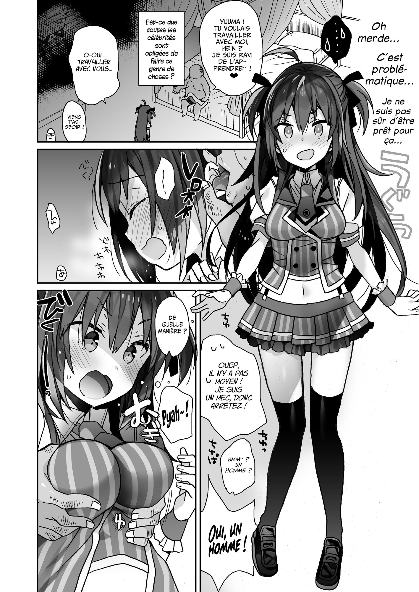 【フランス語版】女体化した俺の爛れたアイドル生活