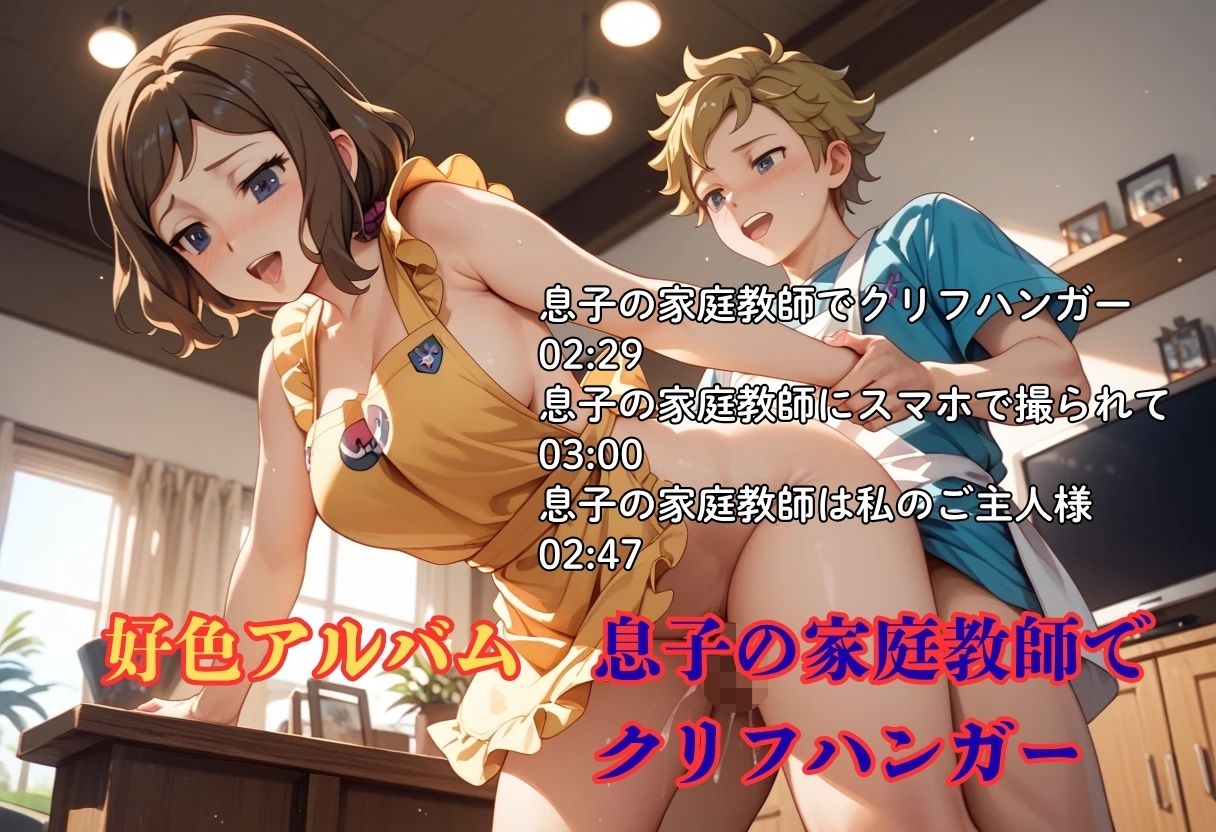 【隠語エロ歌】好色アルバム 息子の家庭教師でクリフハンガー – Preview 2