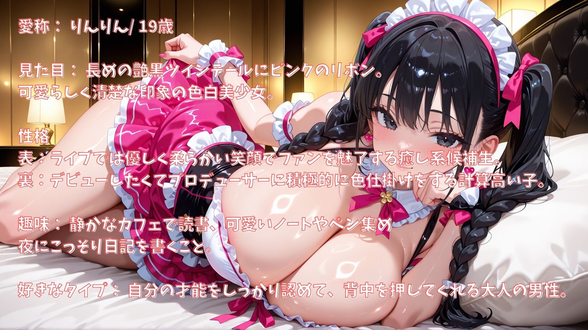 爆乳アイドル候補生の枕営業 ～合格欲しさにプロデューサーを誘惑しまくる裏の顔～