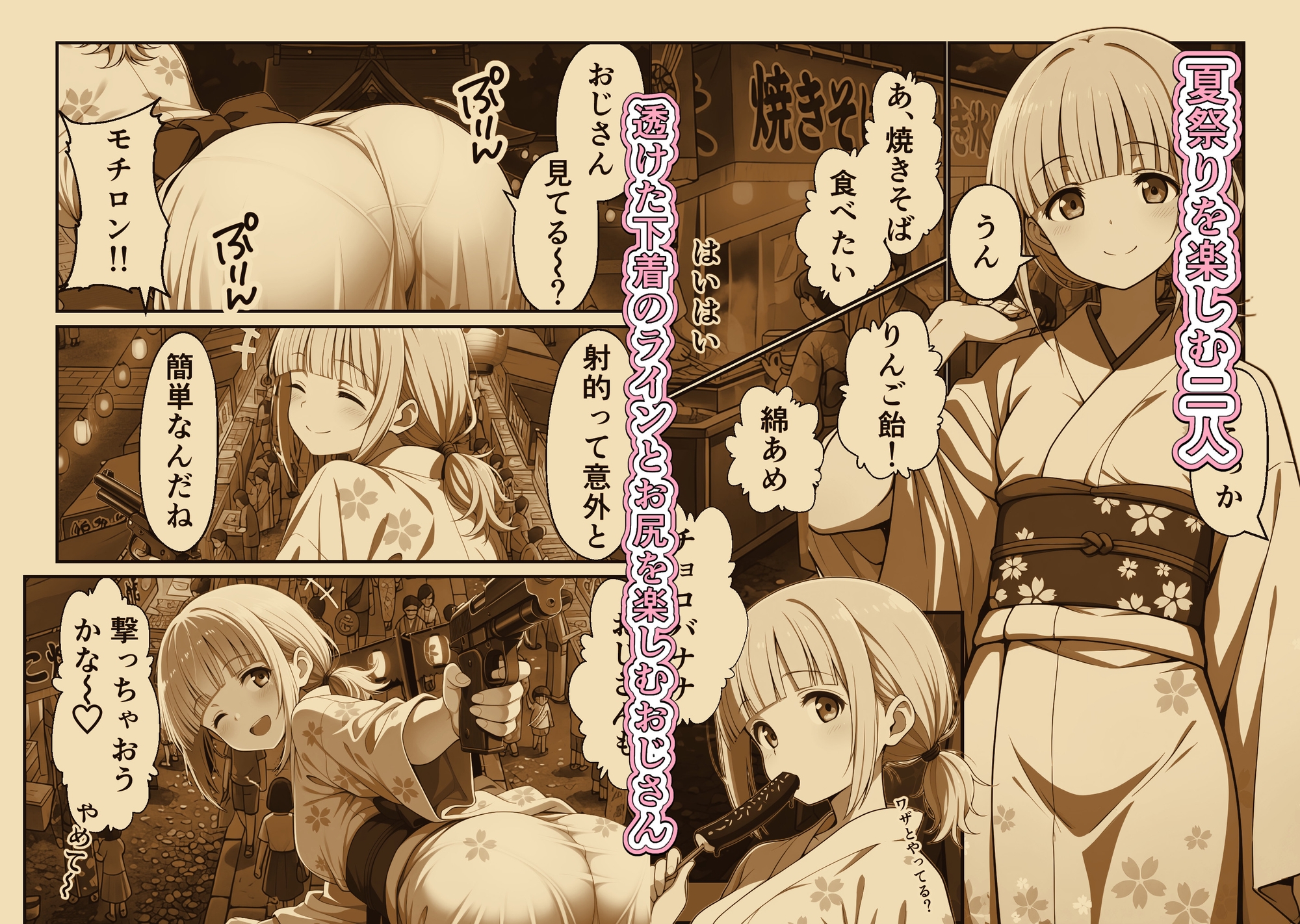 金髪ちゃんと夏祭り ～浴衣デートで大興奮～