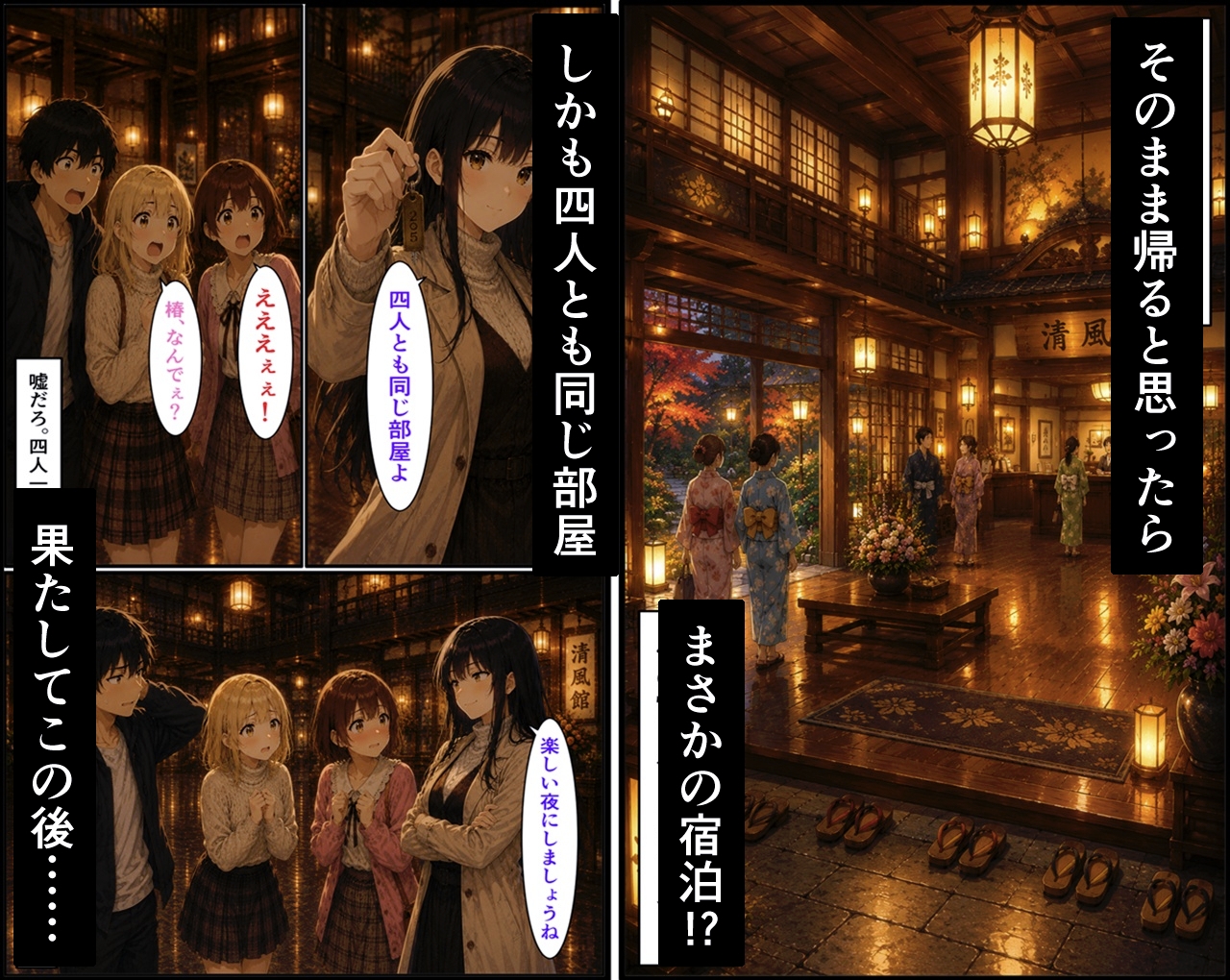 無防備すぎる同級生に、理性が追いつかなかった話 第13話「温泉旅行の始まり」 – Preview 11