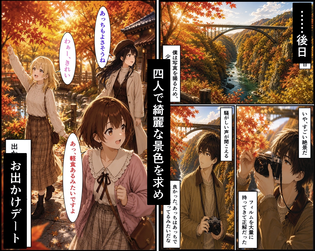 無防備すぎる同級生に、理性が追いつかなかった話 第13話「温泉旅行の始まり」 – Preview 9