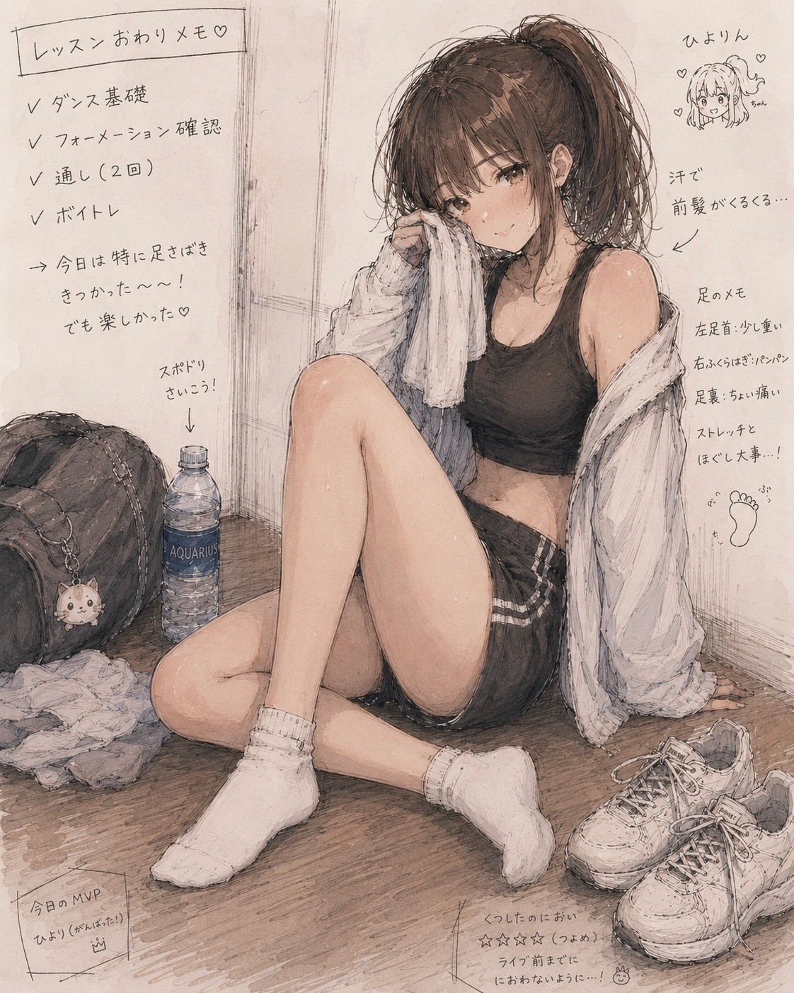 AQUARISE × Foot Labo〜ひよりのレッスン〜