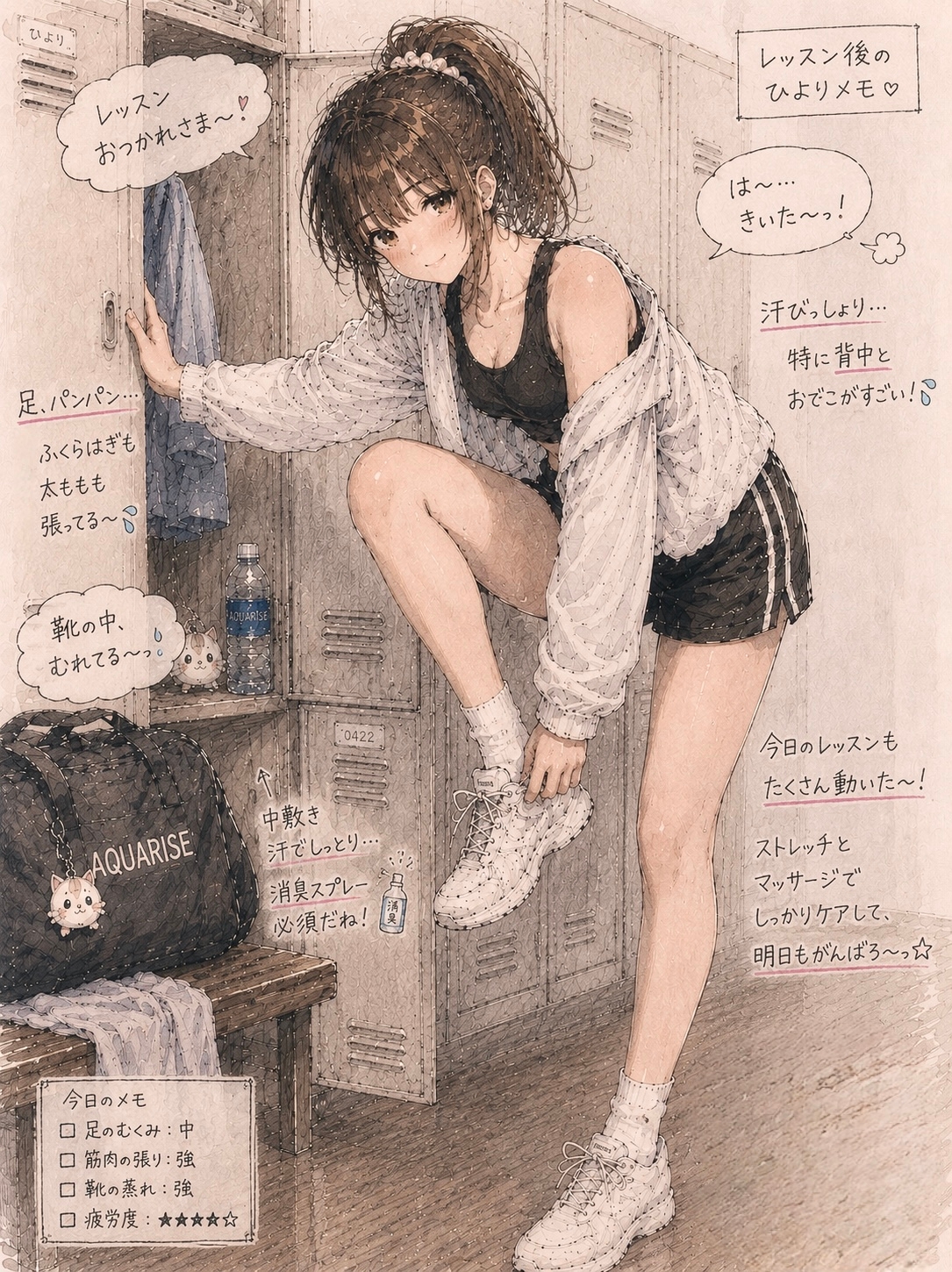 AQUARISE × Foot Labo〜ひよりのレッスン〜